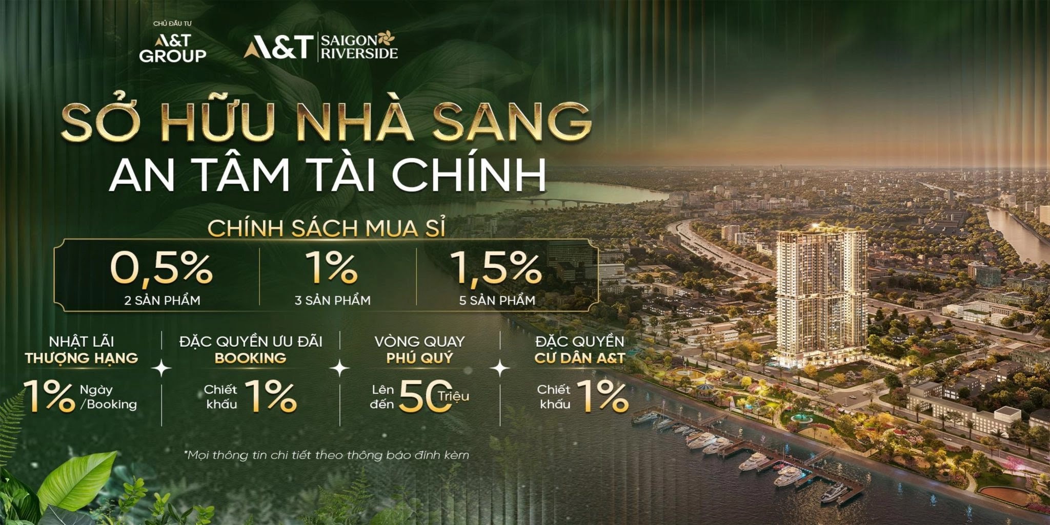 Chính sách Khach Hàng mua dự án AT Saigon Riverside