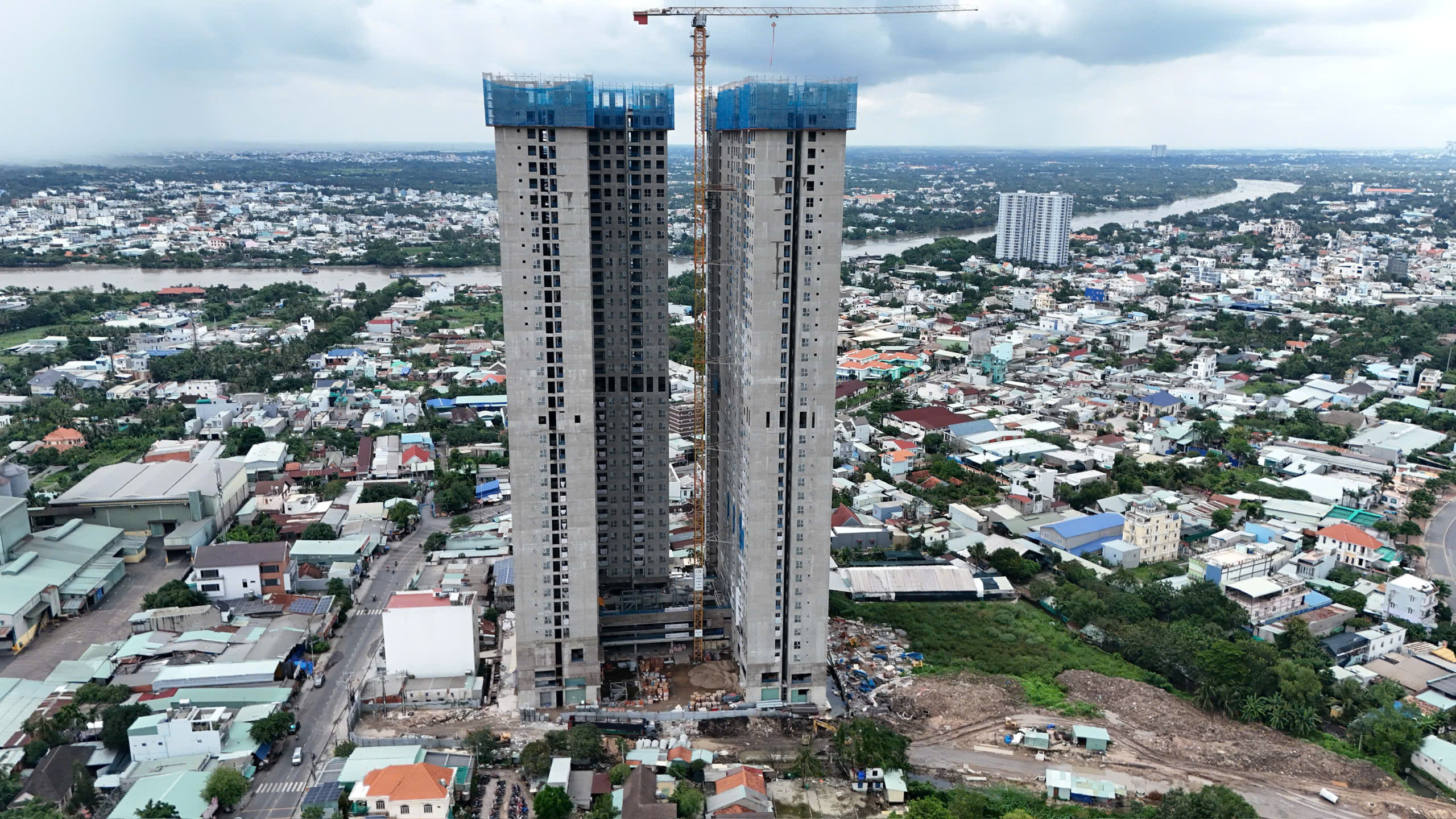 Tiến độ mới nhât dự án at sky garden 2