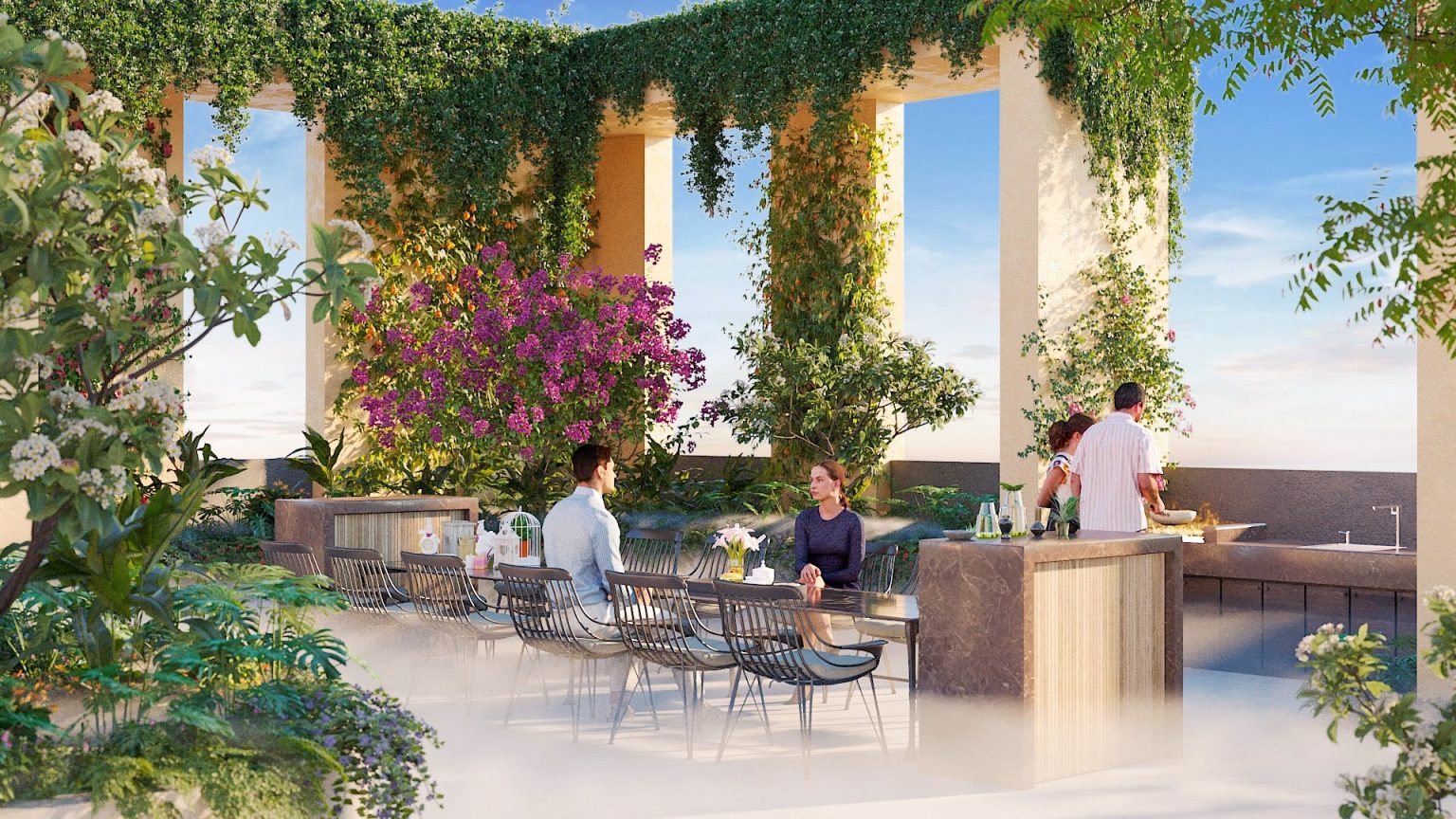 Tiện ích tại dự án at sky garden1