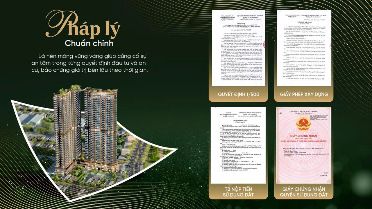 pháp lý dự án at saigon riverside