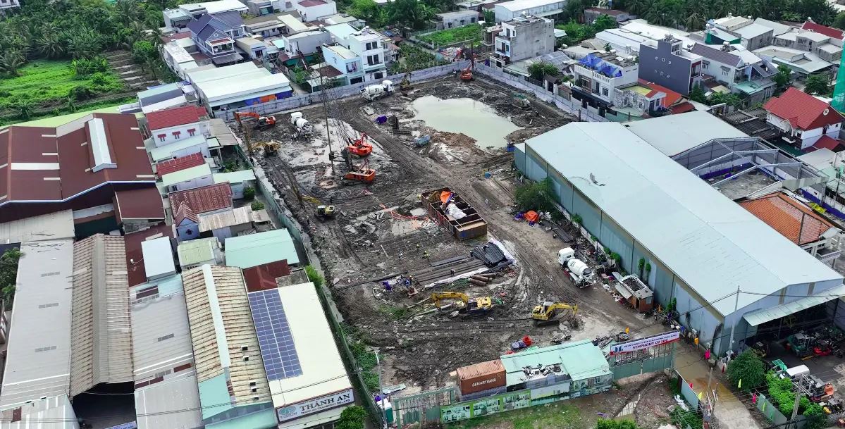 tiến độ xây dựng dự án symife 1