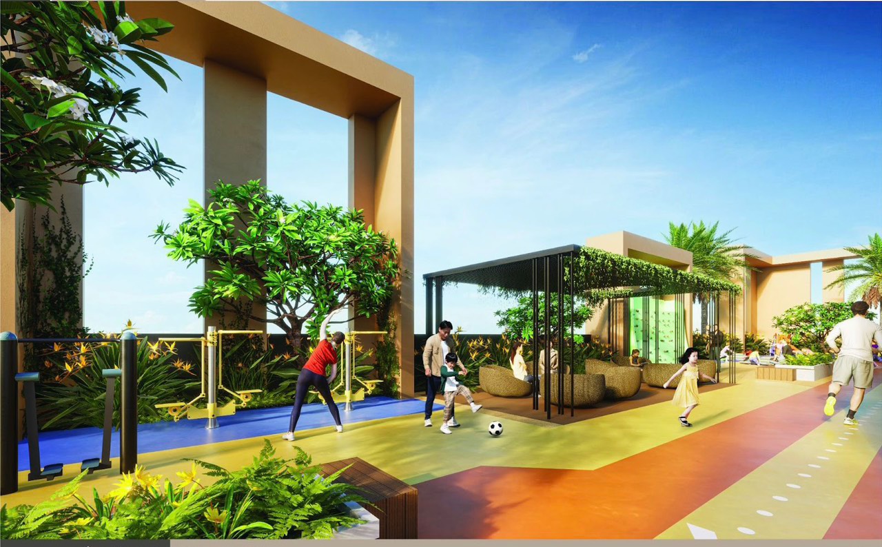 tiện ích sân banh cử dự án at sky garden