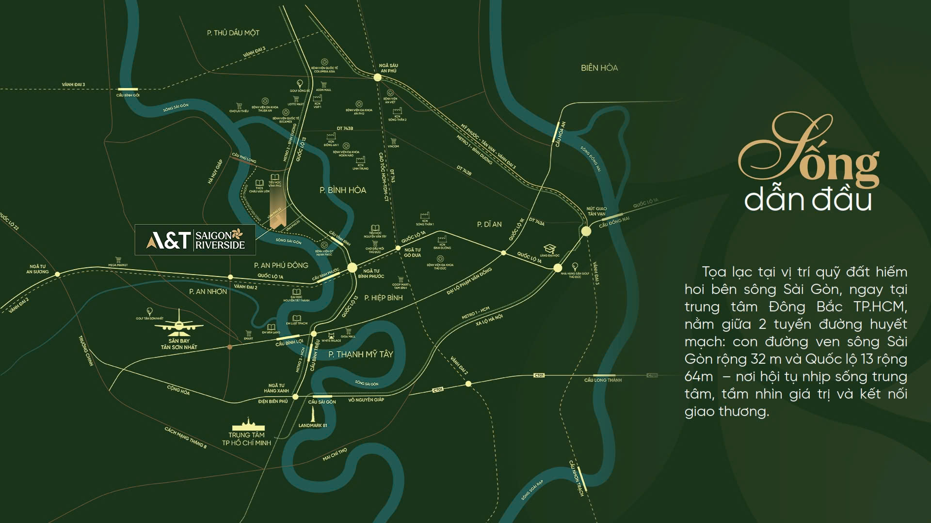 vị trí dự án at sai gon riverside
