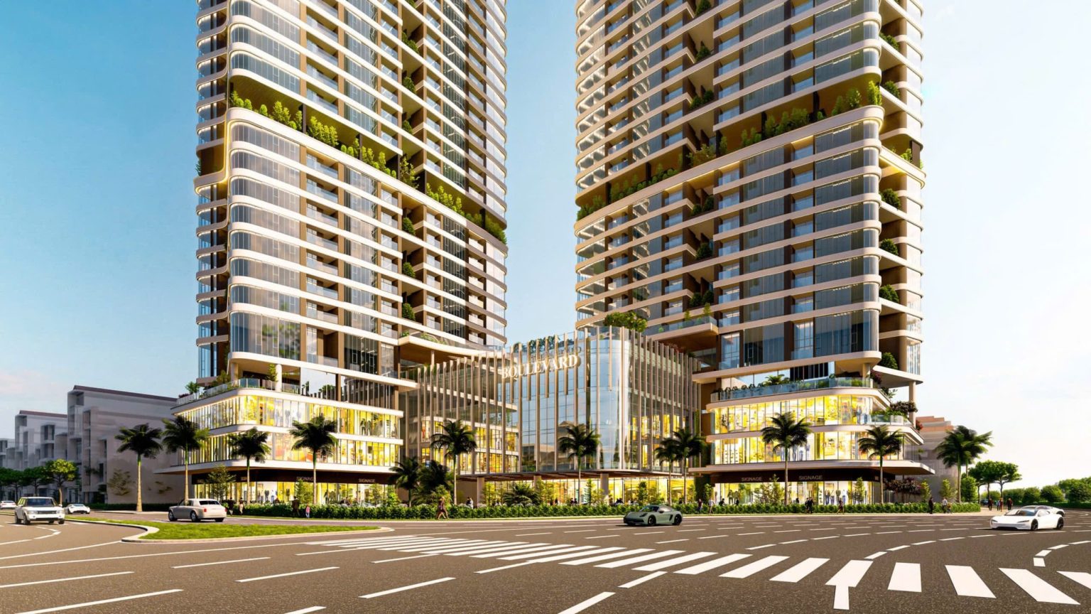 Cổng dự án The Emerald Boulevard