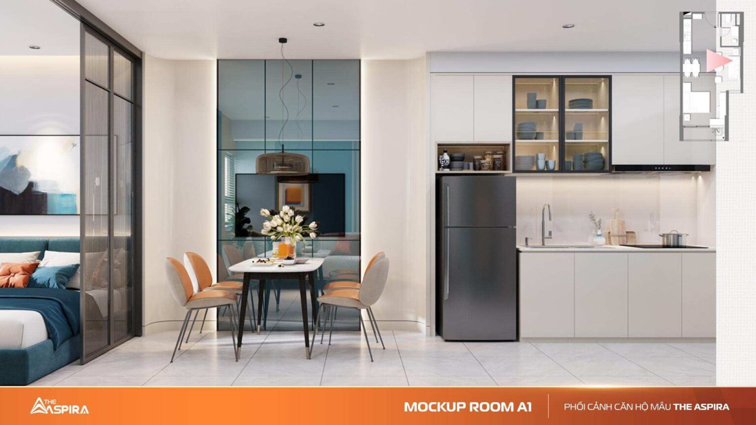 Phối cảnh căn hộ mẫu the aspira