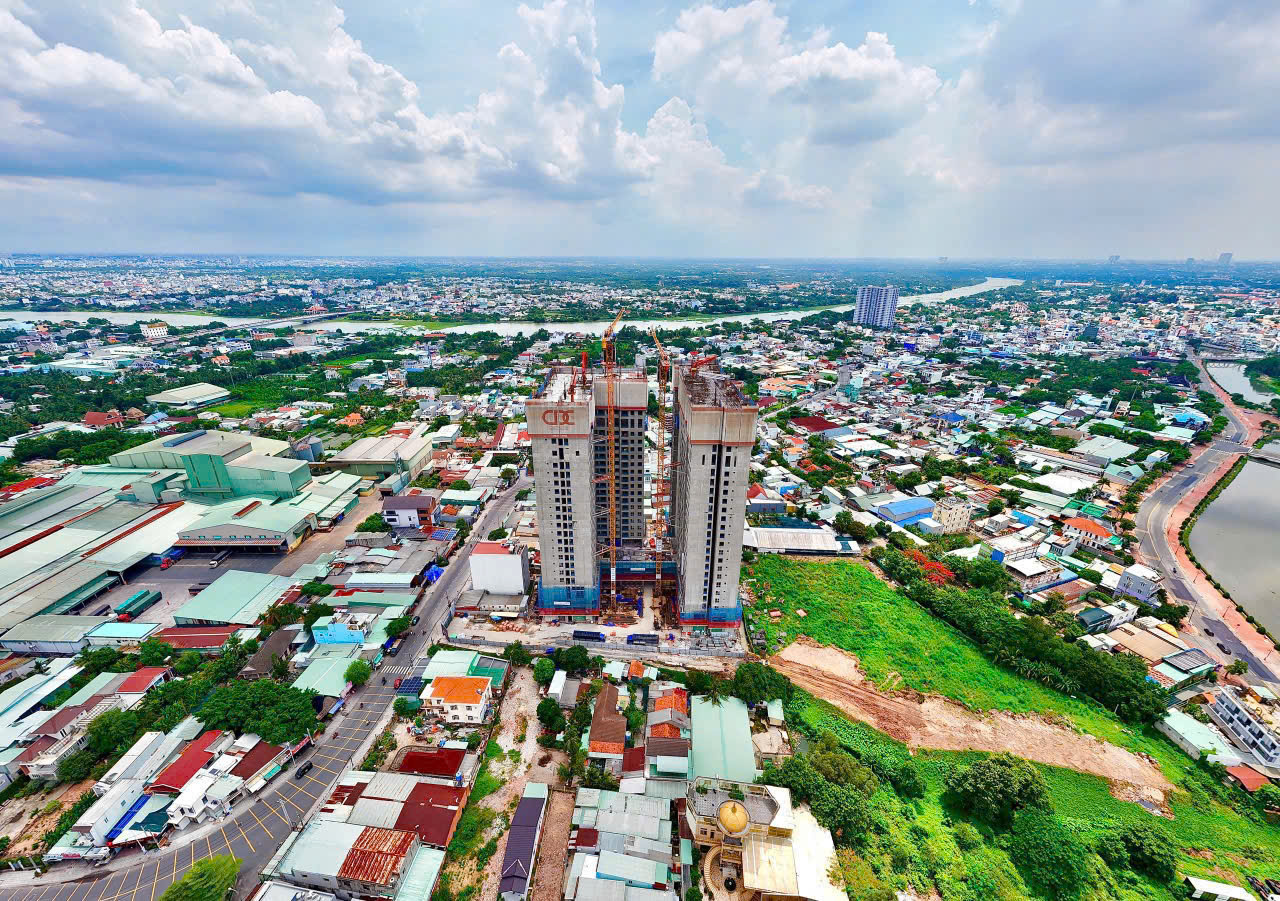 Tiến độ xây dựng căn hộ at sky garden