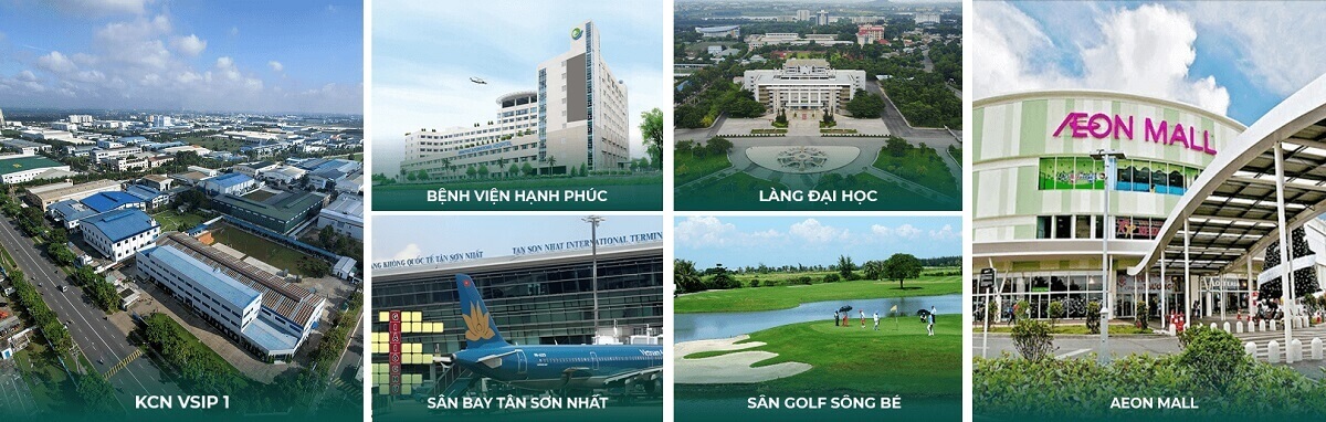 Tiện ích ngoại khu dự án căn hộ the new point Bình Dương