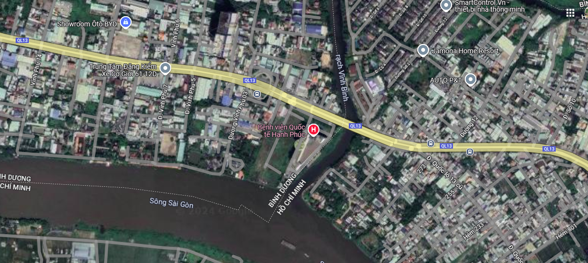 Vị trí dự án Landmark Residential