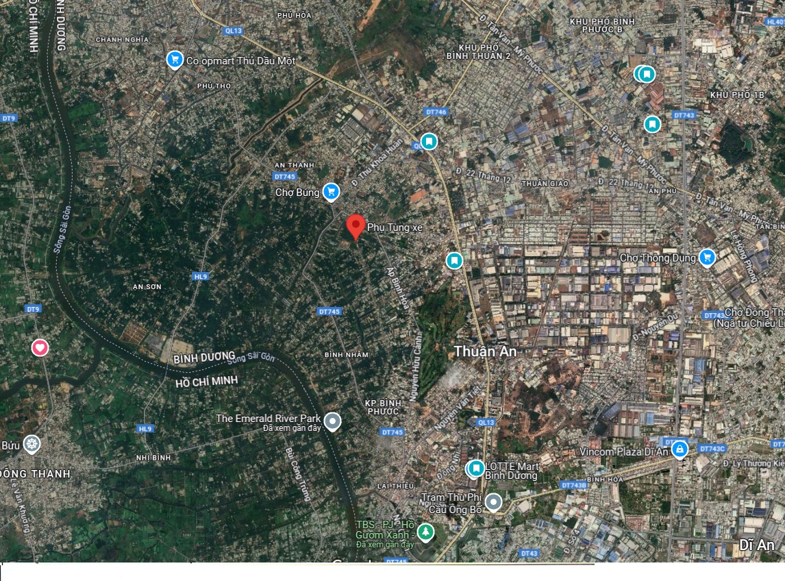 Vị trí dự án The Emerald Garden View