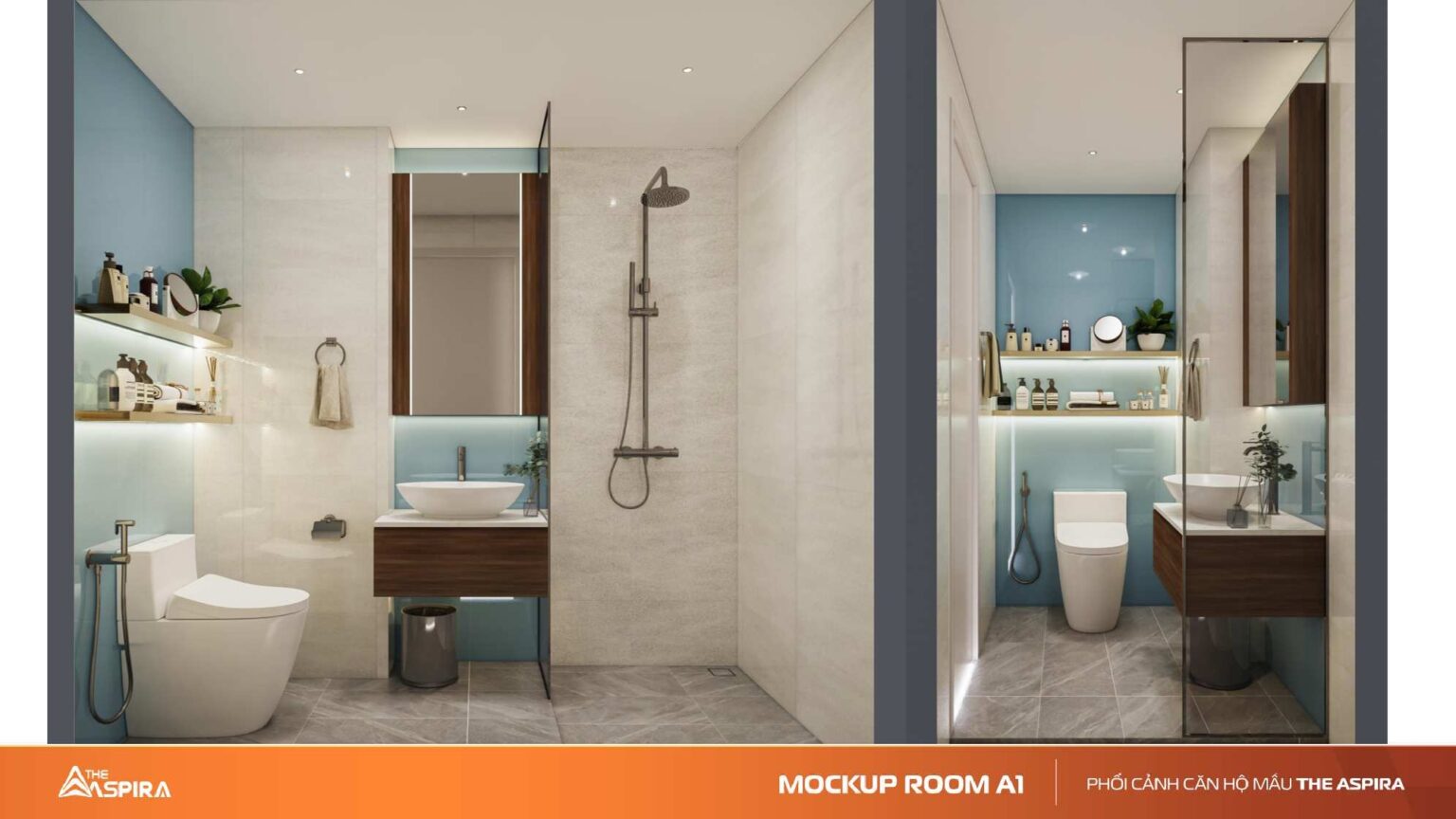 Thiết bị vệ sinh tại căn hộ the aspira