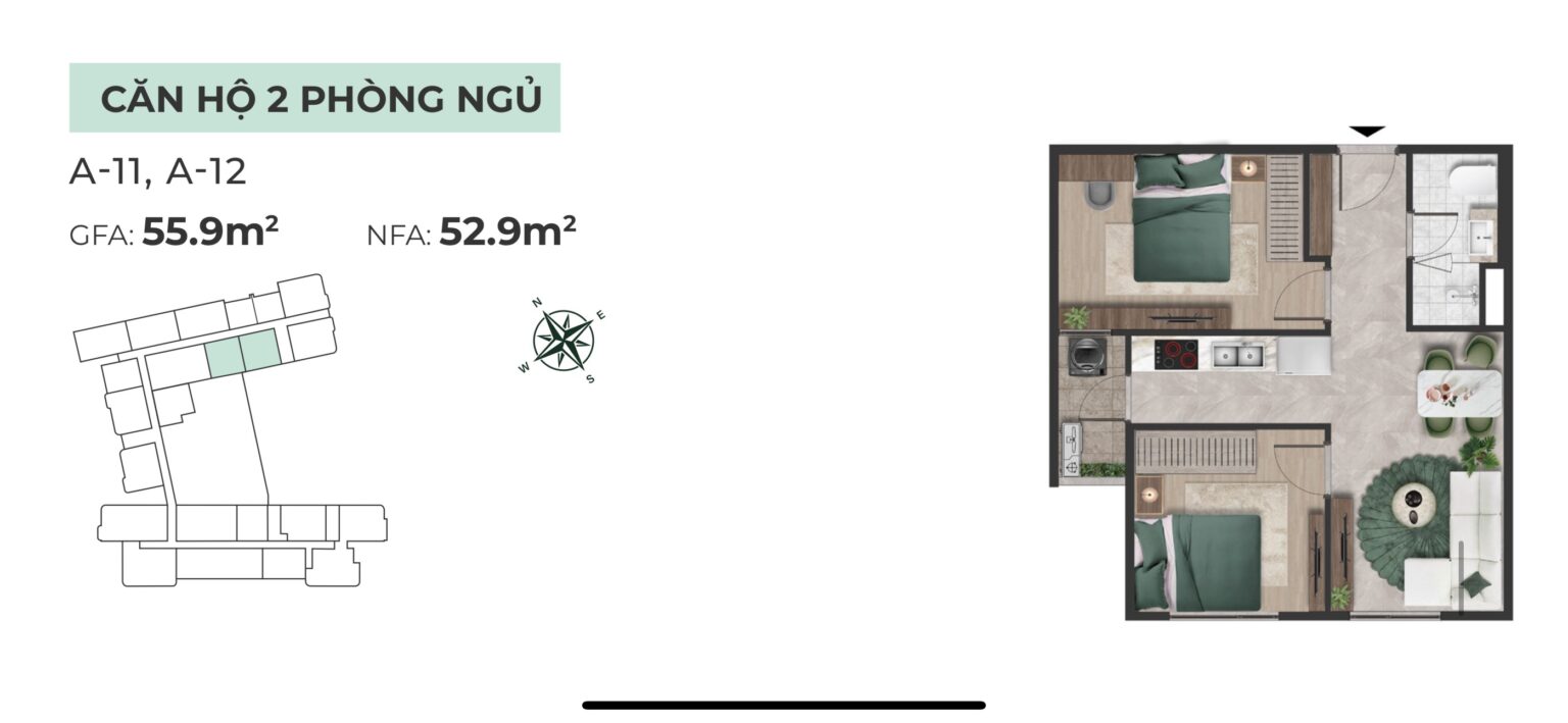 Layout Datxanh Homes Park City2pn