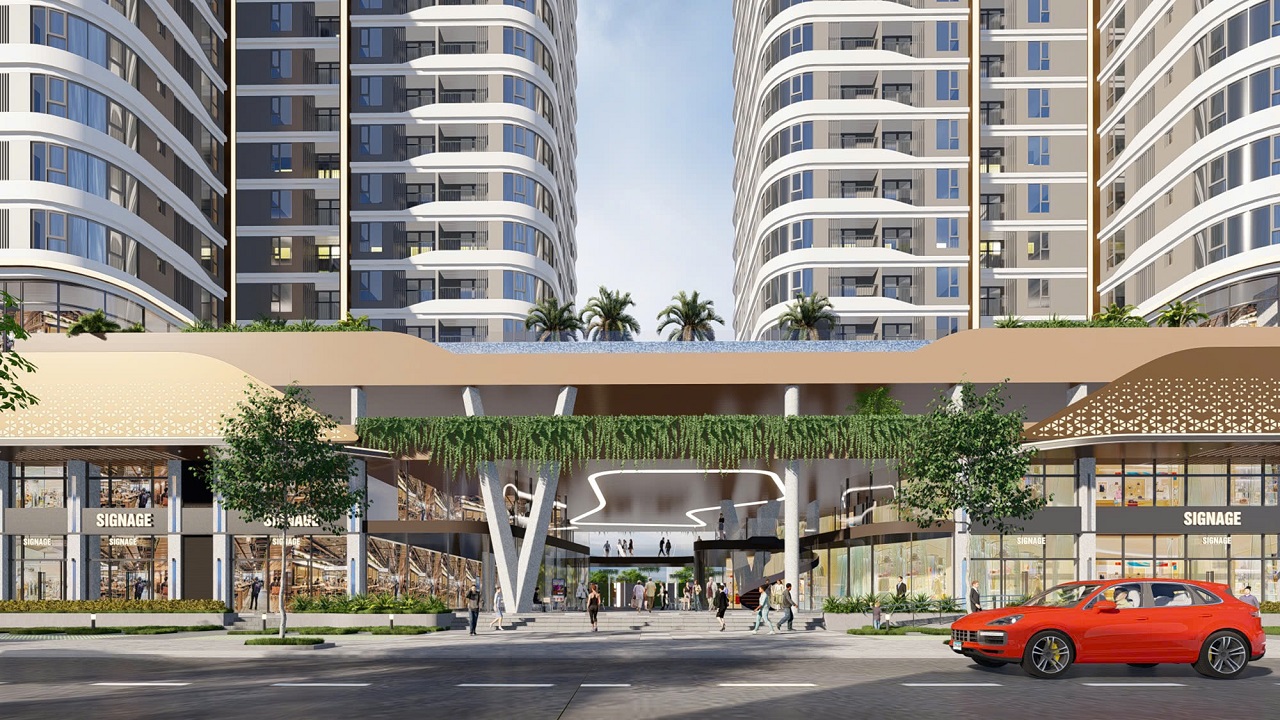 Sảnh đón căn hộ ak tower