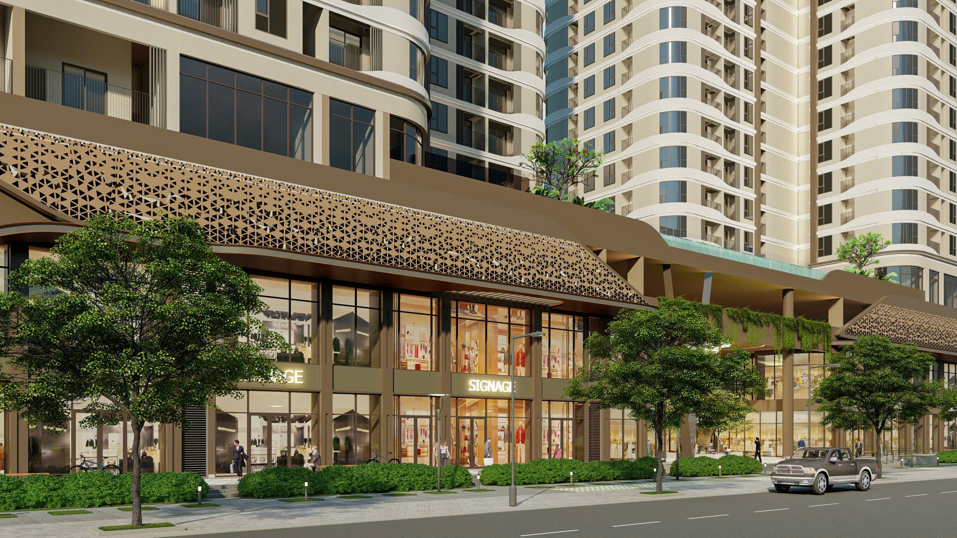 Shophouse dư án ak tower