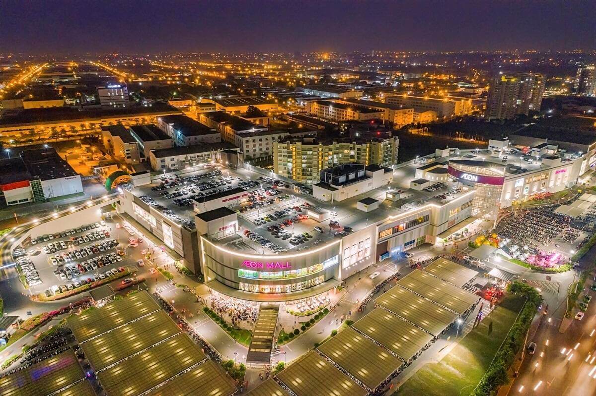 Tiện ích khu đô thị hồ gươm xanh Aeon Mall Bình Dương 1