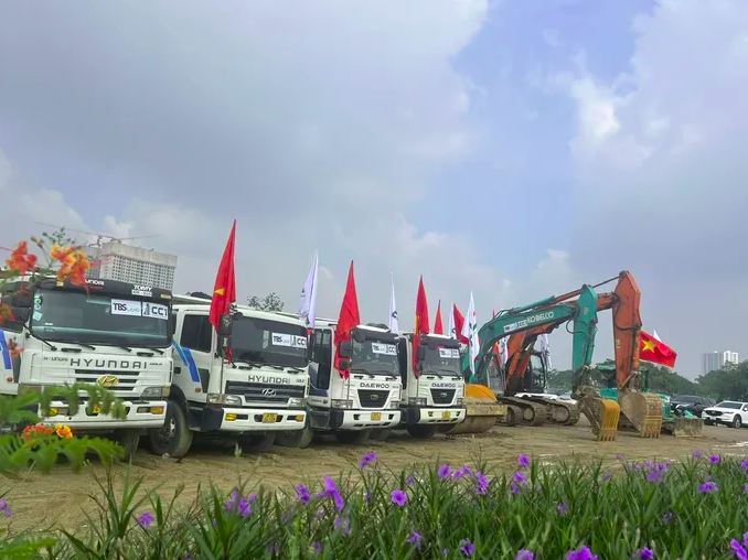 khởi công dự án hồ gươm xanh