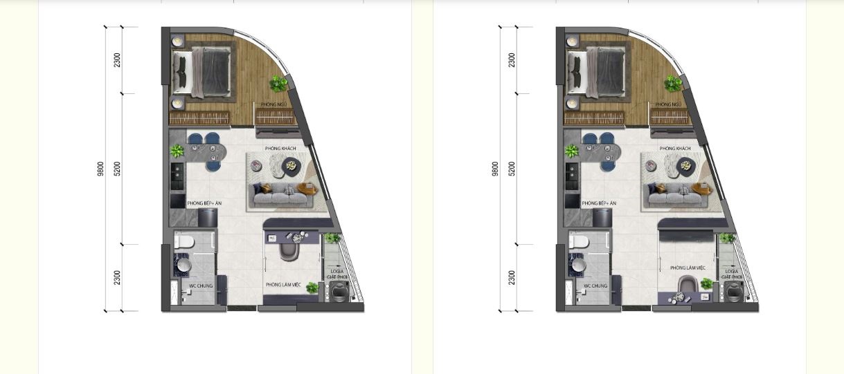 layout dự án căn hộ
