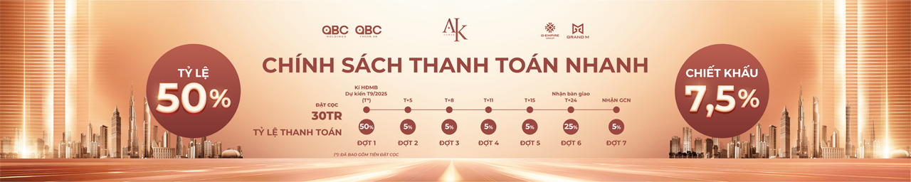 lịch thanh toán nhanh tại căn hộ ak tower