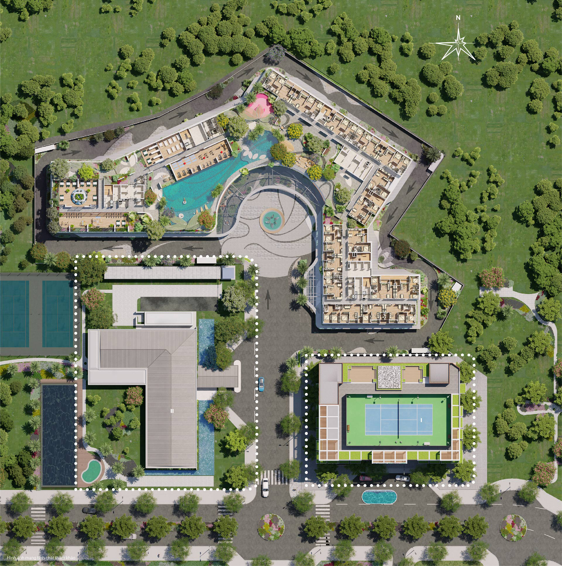 MẶT BĂNG dự án Setia Gardens Residences