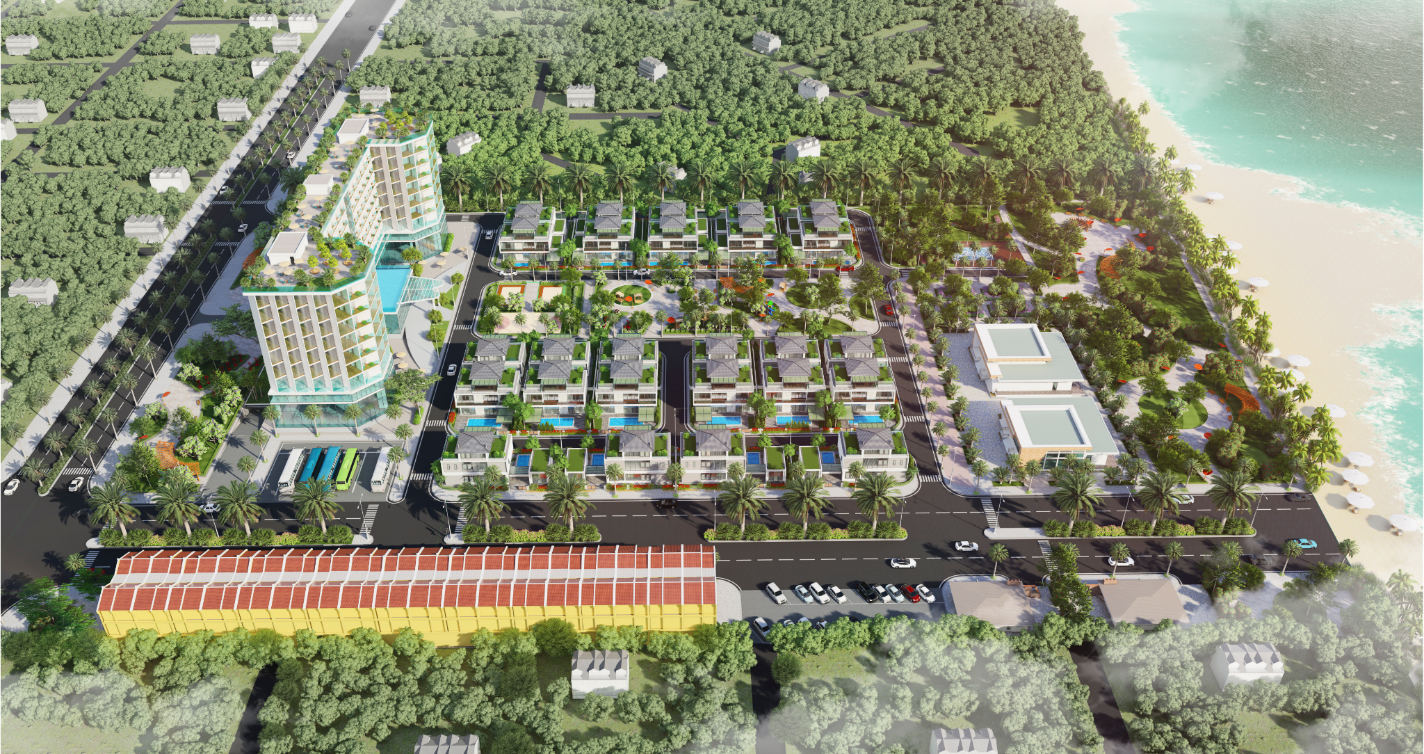 Phối cảnh tổ hợp A&T Resort Đà Nẵng 1