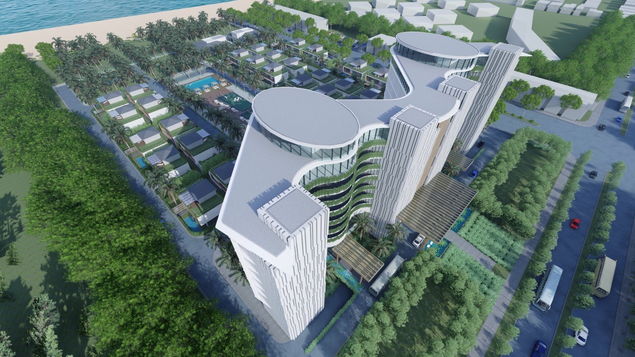 Phối cảnh tổ hợp A&T Resort Đà Nẵng