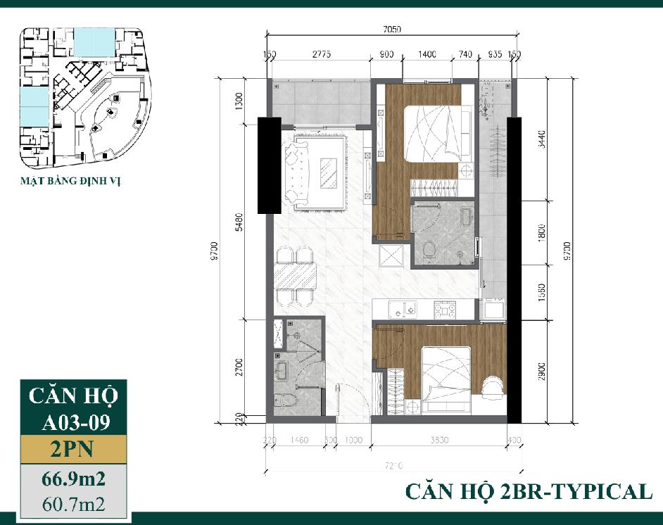 Thiết kês căn 2pn art stella