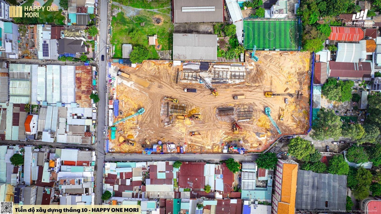 Tiến độ xây dựng Happy One Mori
