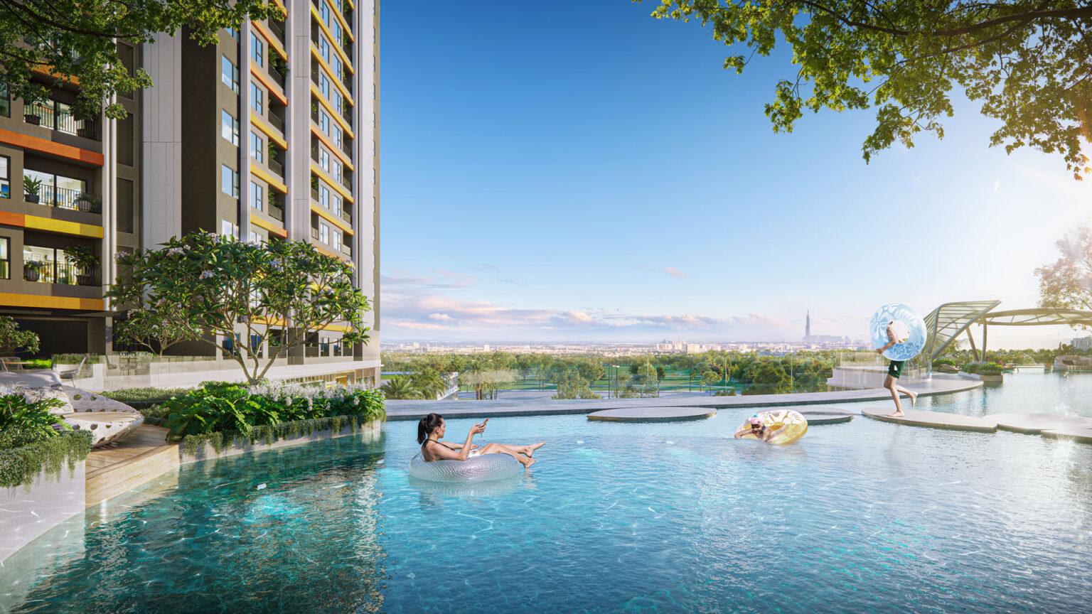 hồ bơi dự án setia gardens residences