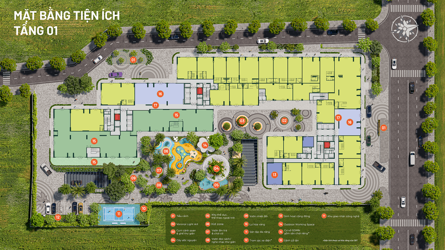 mặt bằng dự án happy one mori