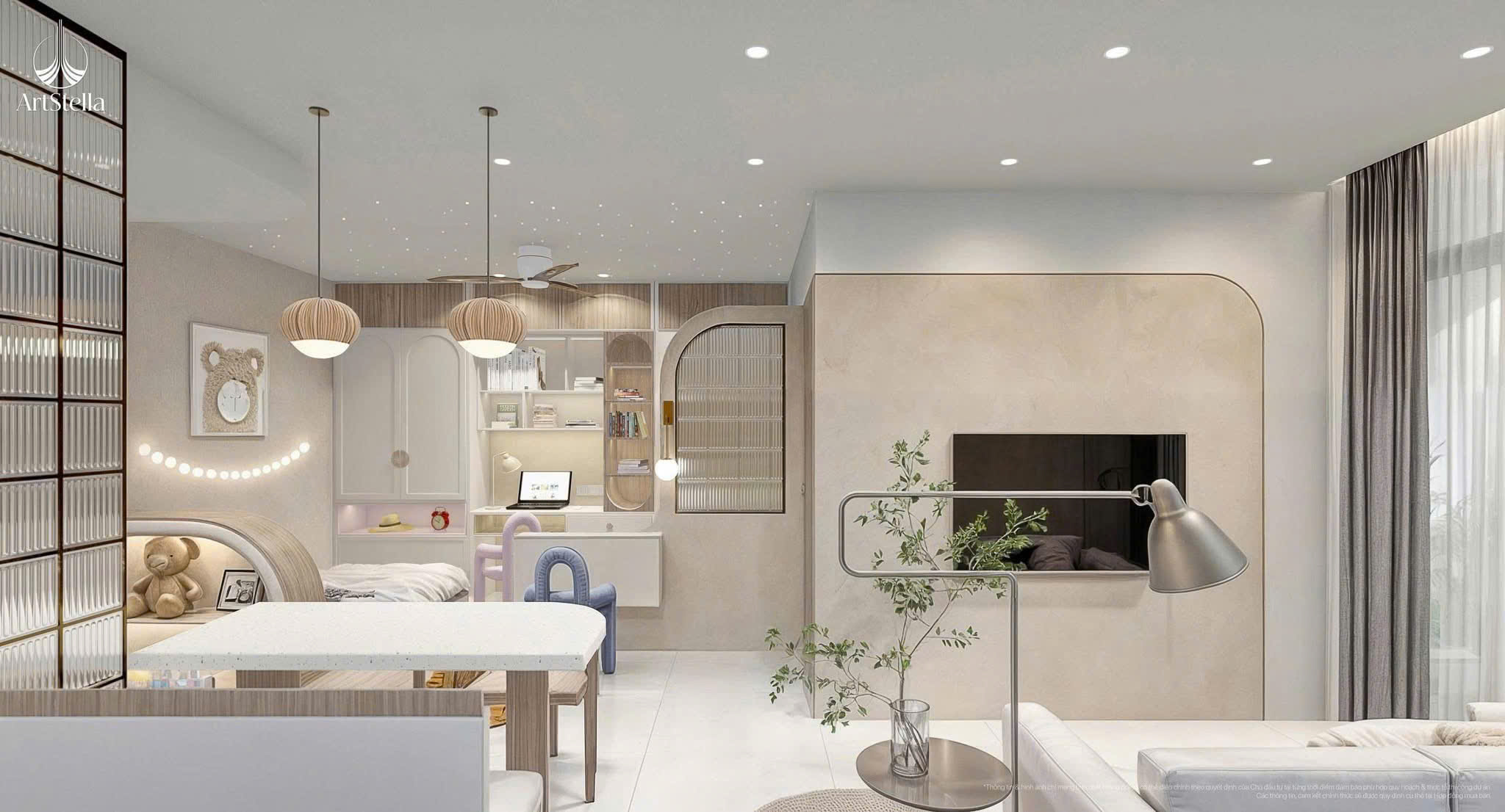 nhà mẫu tại căn hộ art stella