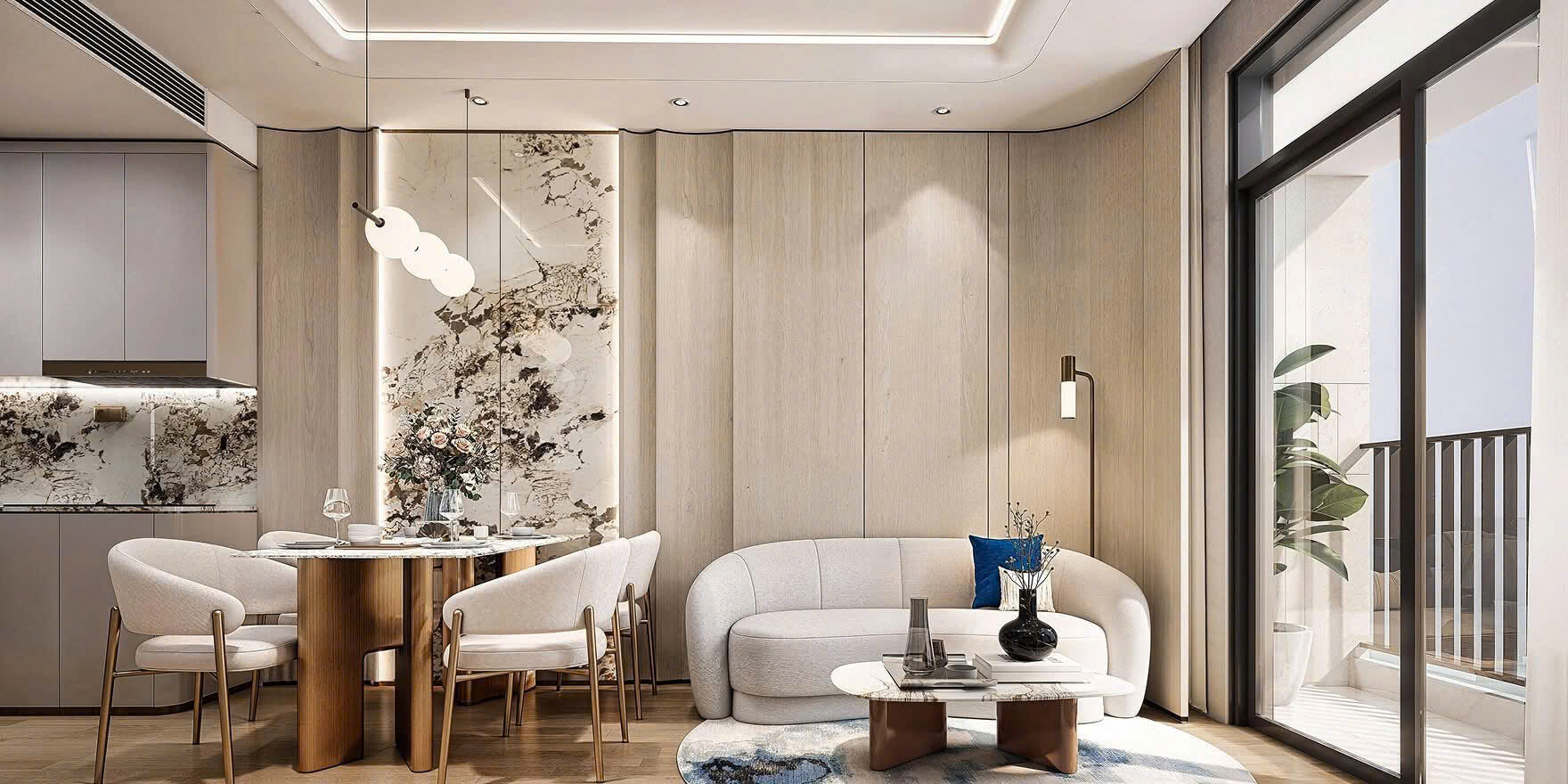 phòng khách at saigon riverside