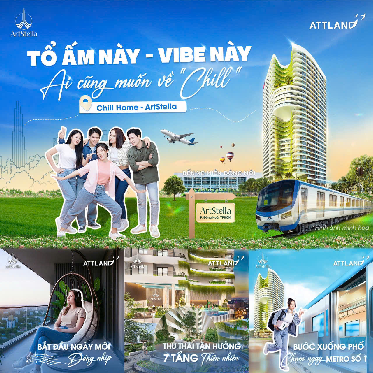 tiện ích bên hiên nhà art stella