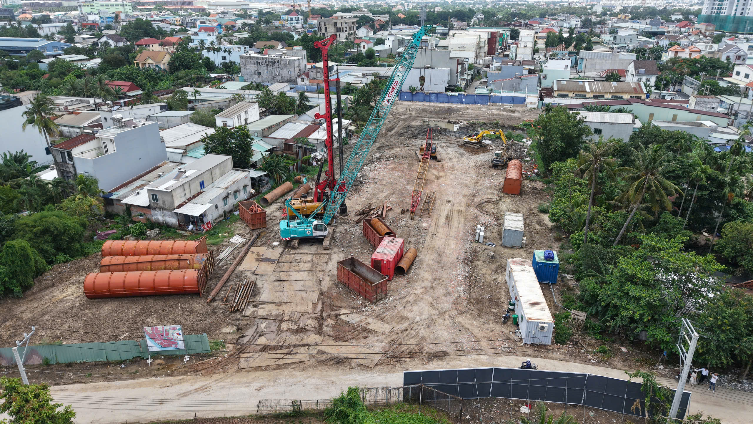 thực tế về tiến độ at saigon riverside