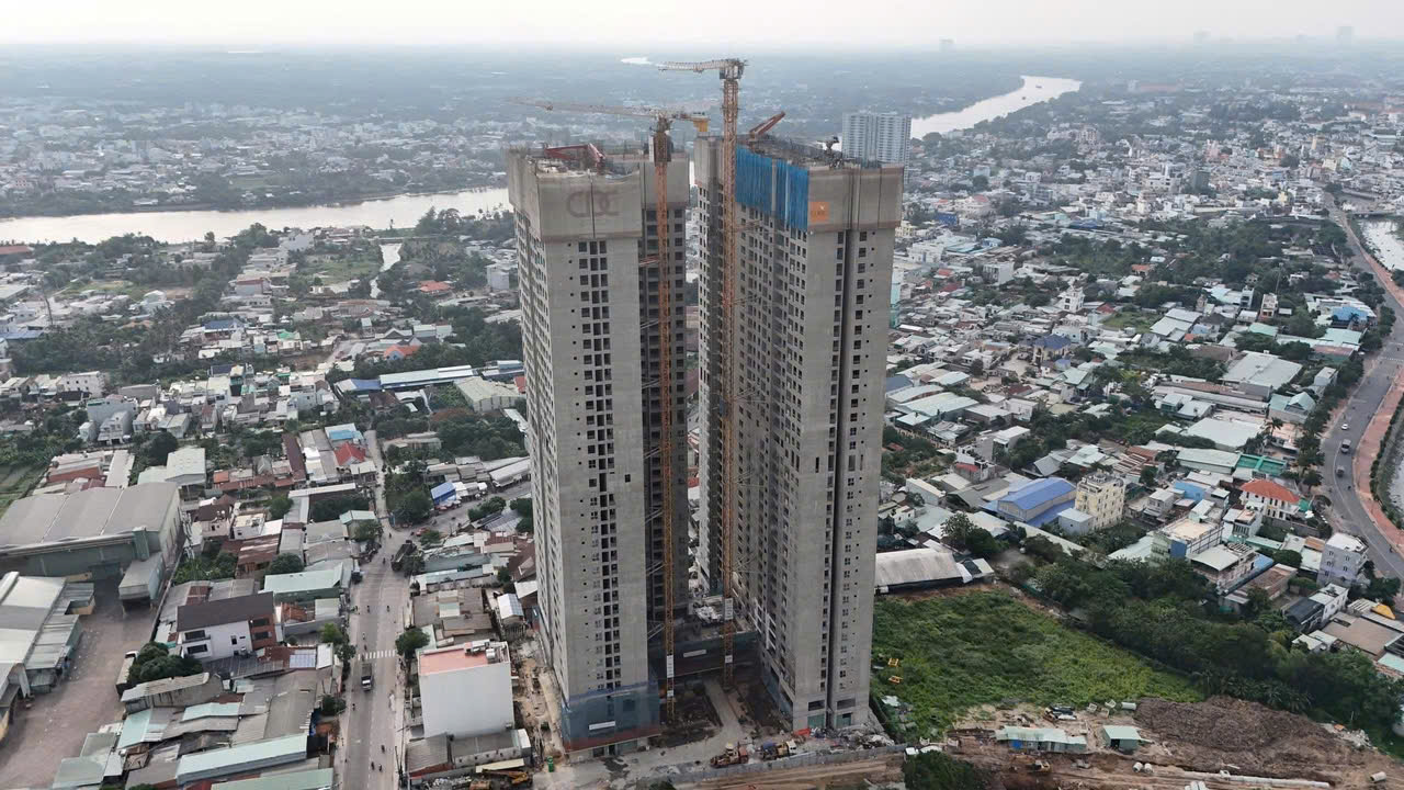 tiến độ tầng 38 at sky garden