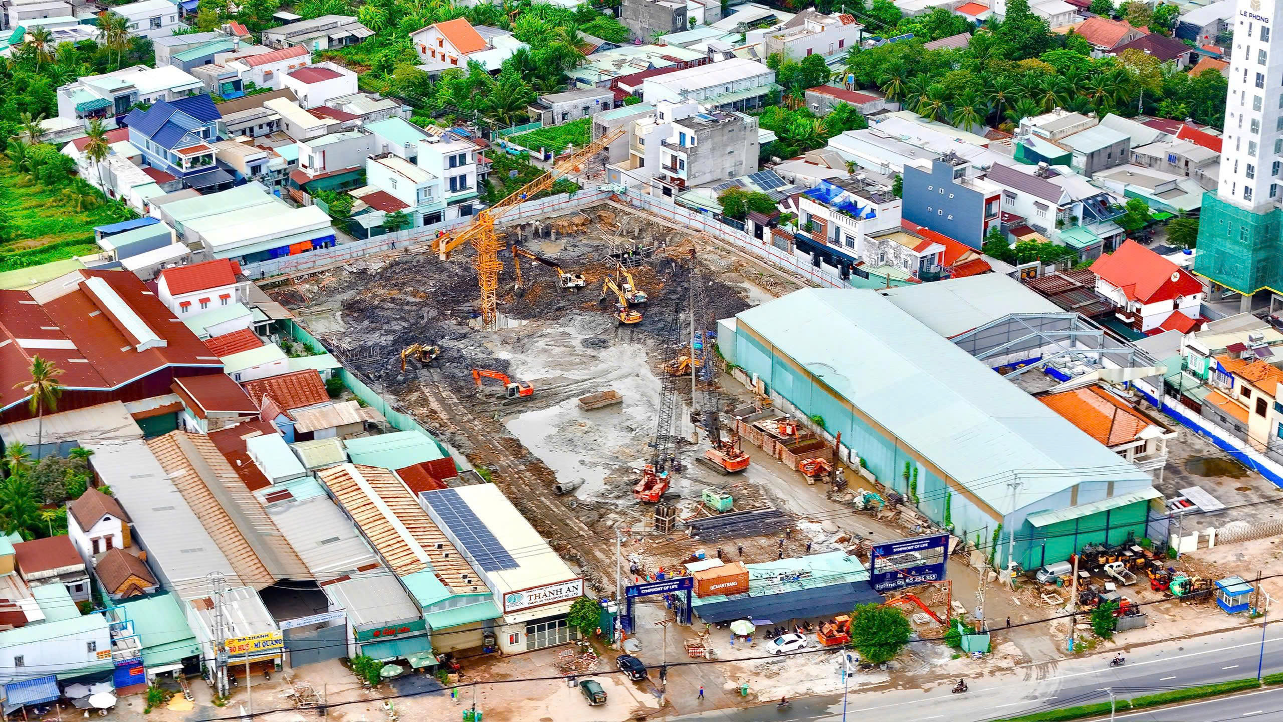 Tiến độ về dự án symlife thuận an tháng 9