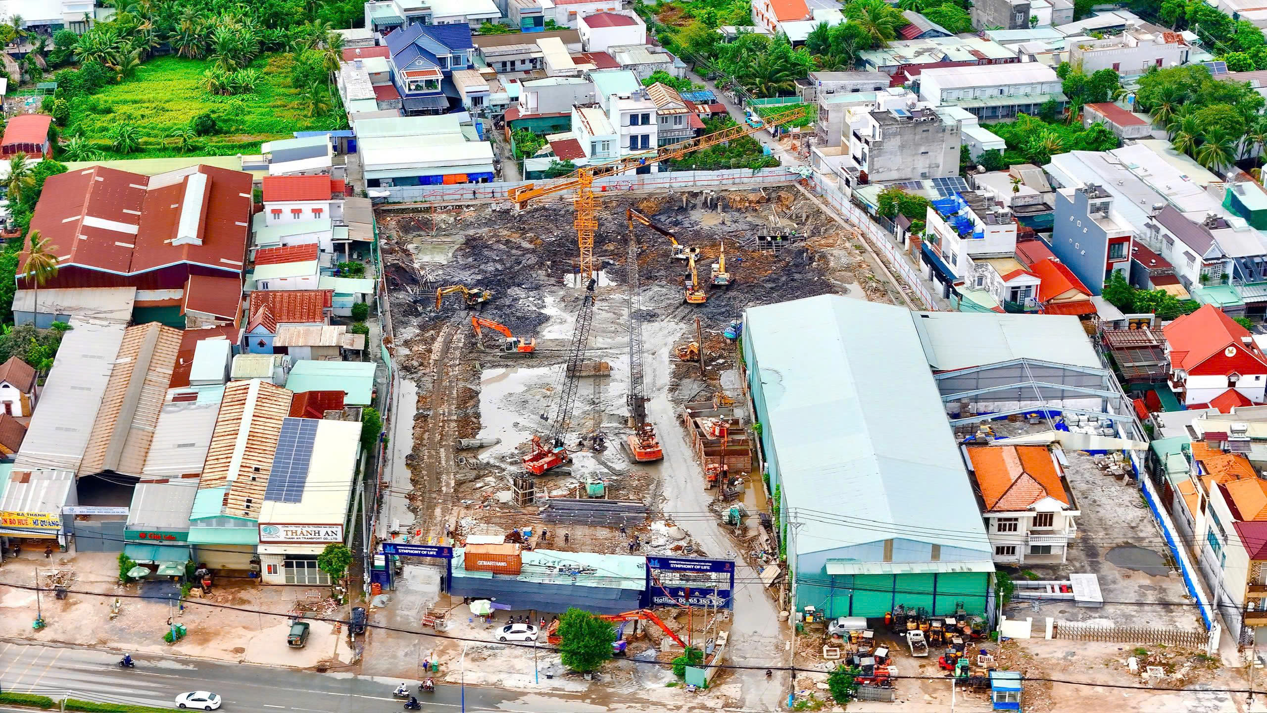 Tiến độ về dự án symlife thuận an