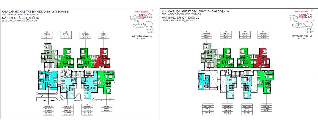 Mặt bằng dự án habitat
