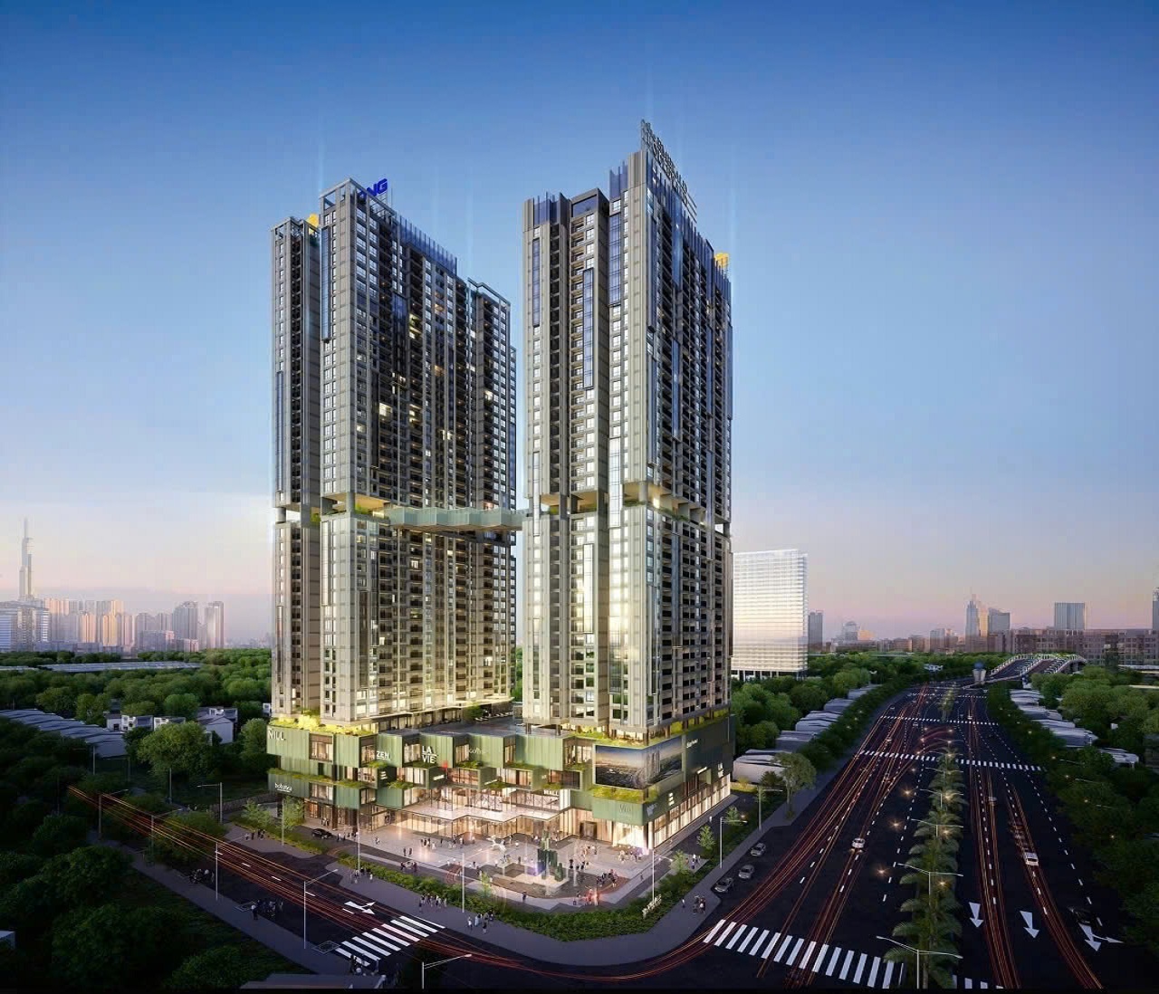 Phối cảnh dự án the emerald boulevard