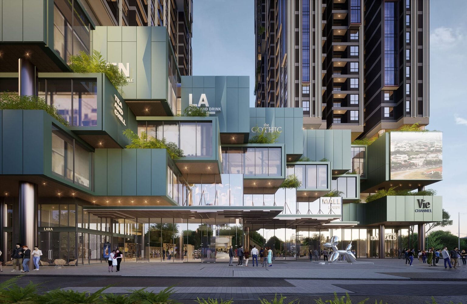 tiện ích emerald boulevard